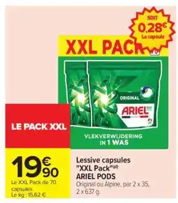 Carrefour ARIEL PODS offre