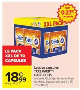 Carrefour Dash Pods offre