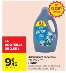 Carrefour Adoucissant concentré XL Pack LENOR offre