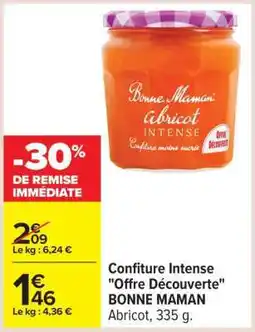 Carrefour Confiture Intense Offre Découverte BONNE MAMAN offre