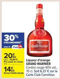 Carrefour Grand Marnier offre