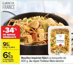 Carrefour Nouilles Imperial Isali offre