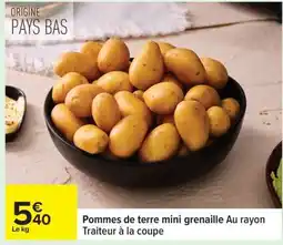 Carrefour Pommes de terre mini grenaille offre