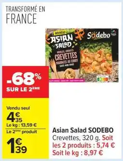 Carrefour Asian Salad SODEBO offre
