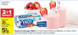 Carrefour Yaourt à la Grecque YAOS offre