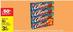 Carrefour Granola LU 4 x 200 g offre