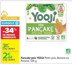 Carrefour Pancake pois YOOJI offre