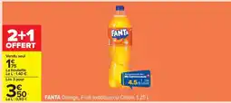 Carrefour FANTA Orange, Fruit exotique ou Citron, 1.25 L offre