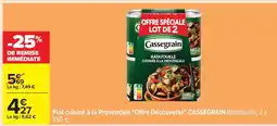 Carrefour CASSEGRAIN Ratatouille offre