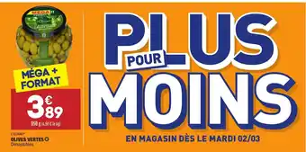 ALDI Olives Vertes offre