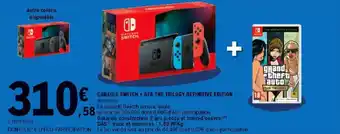 E.Leclerc Console switch + GTS the trilogy definitive edition offre