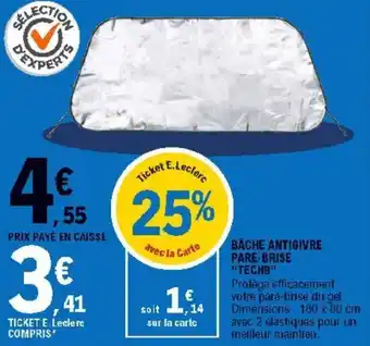 Bâche antigivre pare-brise