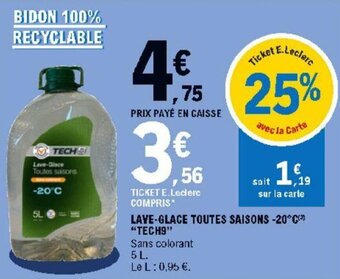 E.Leclerc Lave-glace toutes saisons offre