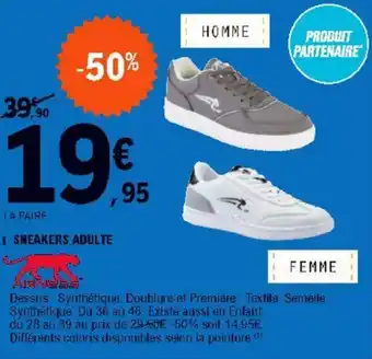 E.Leclerc Sneakers adulte offre