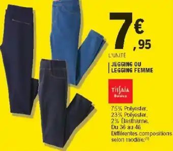 E.Leclerc Jegging ou legging femme offre