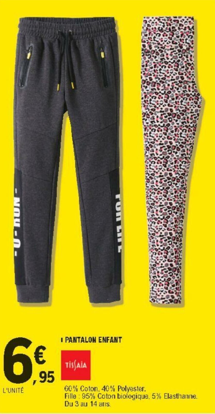 Chaussure pantalon large leclerc