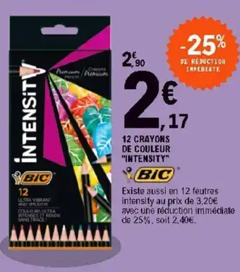 E.Leclerc 12 Crayons de couleur offre