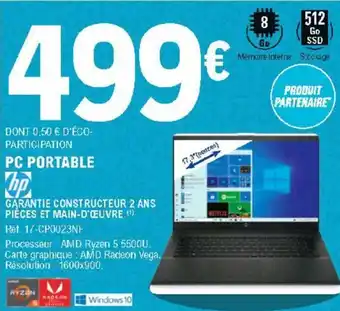 E.Leclerc PC portable offre