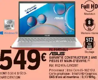 E.Leclerc PC portable offre