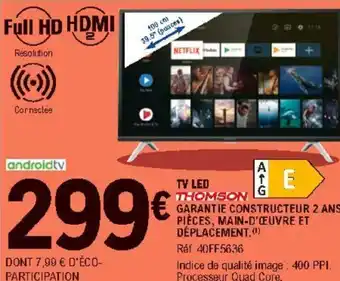 E.Leclerc TV led offre