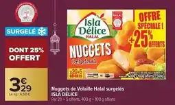 Carrefour Market Isla délice - nuggets de volaille halal surgelés offre