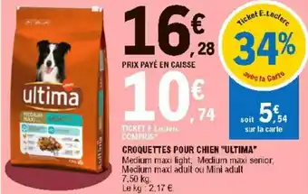 E.Leclerc Croquettes pour chien "ultima" offre