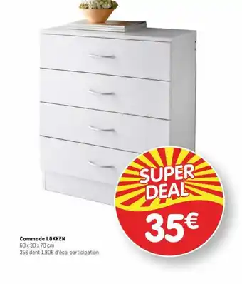 b&m Commode LOKKEN offre