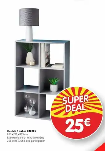 b&m Meuble & cubes LOKKEN offre