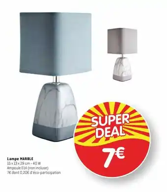 Lampe MARBLE