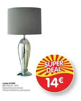 b&m Lampe SLOANE offre