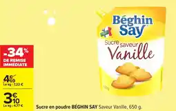 Carrefour Sucre en poudre béghin say offre