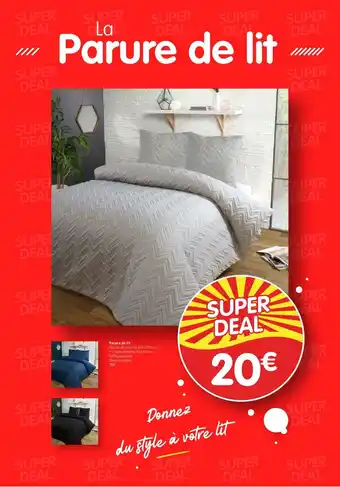 b&m La parure de lit offre