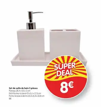 b&m Set de salle de bain 3 pièces offre