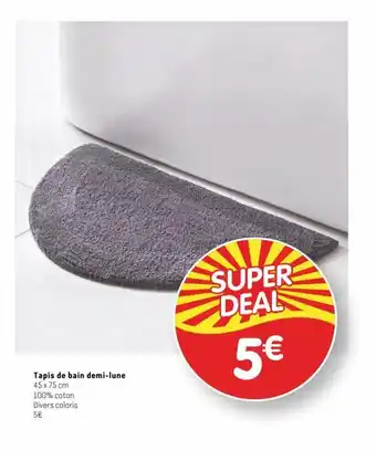 b&m Tapis de bain demi-lune offre