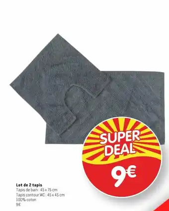 b&m Lot de 2 tapis offre
