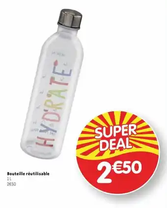 Bouteille réutilisable