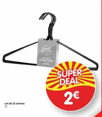 b&m Lot de 12 cintres offre