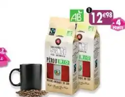 Maximo Lot de 2 paquets de café. moulu du pérou max havelaar offre