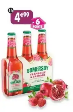 Maximo Bière aromatisée framboise & grenade somersby 4,5° offre