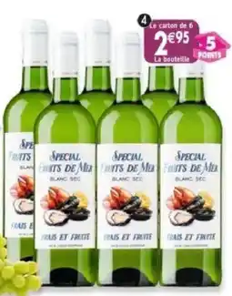 Maximo Vin blanc sec spécial fruits de mer 11° vce offre
