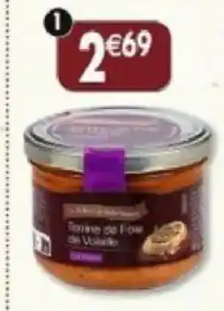 Maximo Terrine de foie de volaille aux raisins offre