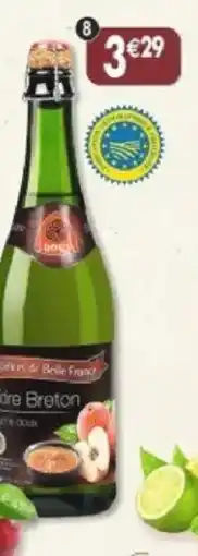 Maximo Cidre Breton bouché doux 2° IGP offre