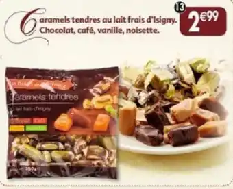 Maximo Caramels tendres au lait frais d'isigny 4 parfums offre