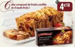 Maximo Cake aux fruits pur beurre cerises de provence-pré-tranché offre