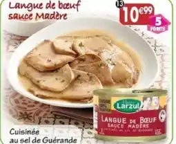 Maximo 1/2 langue de boeuf sauce madère offre