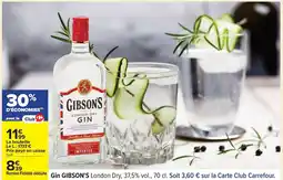 Carrefour GIBSON'S Gin offre