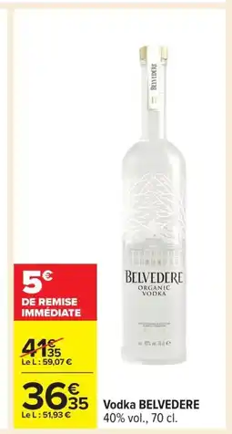 Carrefour BELVEDERE Vodka offre
