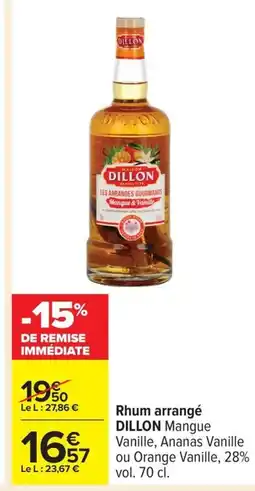 Carrefour DILLON Rhum arrangé offre