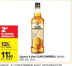Carrefour CLAN CAMPBELL Liqueur à shot offre