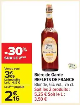 Carrefour REFLETS DE FRANCE Bière de Garde offre